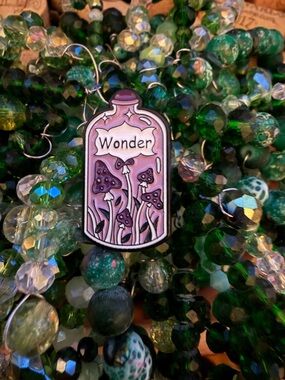 Wonder Mushroom Enamel Pin - Pink & Purple